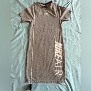 Nike Air Heather Gray T-Shirt Dress
